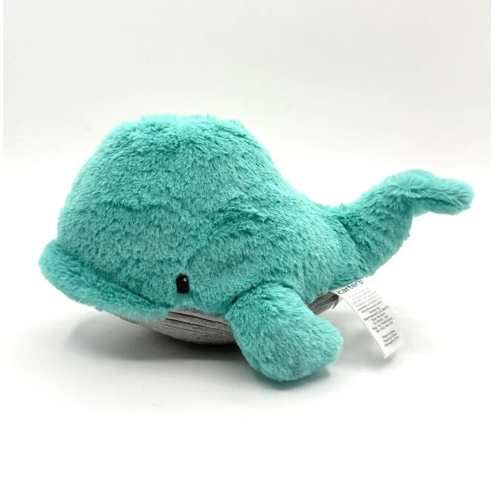 Carters Baby Whale Plush 8